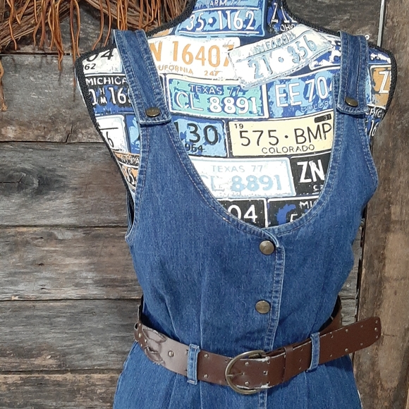 Great denim overall dress - Picture 2 of 5
